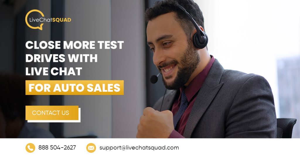Close More Test Drives with Live Chat for Auto Sales